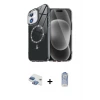 ieg™ iPhone 11 Kılıf Kıvılcım Form Prime - Siyah Joko Magic 5D Cam + Pers Alüminyum Kamera Lens - GI