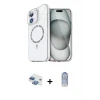 ieg™ iPhone 11 Kılıf Kıvılcım Form Prime - Siyah Joko Magic 5D Cam + Pers Alüminyum Kamera Lens - GI