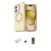 ieg™ iPhone 11 Kılıf Kıvılcım Form Prime - Siyah Joko Magic 5D Hayalet Cam + Renkli Kamera Lens Koruma Cam - SI