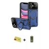 ieg™ iPhone 11 Kılıf Kıvılcım Modern Serisi - Siyah Joko Magic 5D Hayalet Cam + Rainbow Kamera Lens Koruma Cam - KI