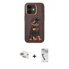 ieg™ iPhone 11 Kılıf Nova Form Koleksiyonu - Şeffaf Uv Polymer Nano Ekran Koruyucu + Pers Alüminyum Kamera Lens - GD