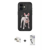 ieg™ iPhone 11 Kılıf Nova Form Koleksiyonu - Şeffaf Uv Polymer Nano Ekran Koruyucu + Pers Alüminyum Kamera Lens - GD