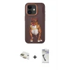 ieg™ iPhone 11 Kılıf Nova Form Koleksiyonu - Şeffaf Uv Polymer Nano Ekran Koruyucu + Pers Alüminyum Kamera Lens - GD