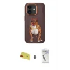 ieg™ iPhone 11 Kılıf Nova Form Koleksiyonu - Şeffaf Uv Polymer Nano Ekran Koruyucu + Rainbow Kamera Lens Koruma Cam - KI