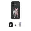 ieg™ iPhone 11 Kılıf Nova Form Koleksiyonu - Siyah Joko Magic 5D Cam + PVD Metal Kamera Lens - MI