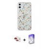 ieg™ iPhone 11 Kılıf Pusula Form - Siyah Bilvis 5in1 3D Magic Cam Ekran Koruyucu + Pers Alüminyum Kamera Lens - KI