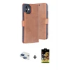 ieg™ iPhone 11 Kılıf Siluet Işık Serisi - Siyah Buffer Cam Ekran Koruyucu + Pers Alüminyum Kamera Lens - LT