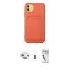 ieg™ iPhone 11 Kılıf Vadi Çizgi Prime - Şeffaf Uv Polymer Nano Ekran Koruyucu + Pers Alüminyum Kamera Lens - YL