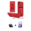 ieg™ iPhone 11 Kılıf Vadi Form Prime - Siyah Bilvis 5in1 5D Magic Hayalet Cam Ekran Koruyucu + Kamera Lens Koruma Cam - SF