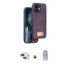 ieg™ iPhone 11 Kılıf Vadi Klasik Serisi - Siyah Joko Magic 5D Cam + Pers Alüminyum Kamera Lens - LT