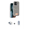 ieg™ iPhone 11 Kılıf Vadi Klasik Serisi - Siyah Joko Magic 5D Cam + Pers Alüminyum Kamera Lens - LT