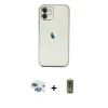 ieg™ iPhone 11 Kılıf Vadi Minimal - Siyah Joko Magic 5D Hayalet Cam + Pers Alüminyum Kamera Lens - GI
