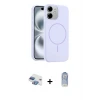 ieg™ iPhone 11 Kılıf Yankı Form Serisi - Siyah Joko Magic 5D Cam + Pers Alüminyum Kamera Lens - GI