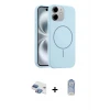 ieg™ iPhone 11 Kılıf Yankı Form Serisi - Siyah Joko Magic 5D Cam + Pers Alüminyum Kamera Lens - GI