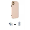 ieg™ iPhone 11 Kılıf Yankı Serisi - Siyah Joko Magic 5D Cam + Pers Alüminyum Kamera Lens - GI