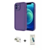 ieg™ iPhone 11 Kılıf Yankı Yansıma Özel Seri - Şeffaf Pasifik Cam Ekran Koruyucu + Pers Alüminyum Kamera Lens - GD