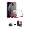 ieg™ iPhone 11 Pro Kılıf Nova Asil Özel Seri - Siyah 3D Antistatik Mat Seramik Nano Ekran Koruyucu + Kamera Lens Koruma Cam - SF