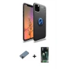 ieg™ iPhone 11 Pro Kılıf Yankı Form Prime - Şeffaf 360 Full Body Arka Koruyucu + Shine Kamera Lens Koruma Cam - SH