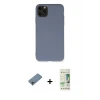 ieg™ iPhone 11 Pro Max Kılıf Ahenk Serisi - Siyah 20D Premium Cam Ekran Koruyucu + Shine Kamera Lens Koruma Cam - GI