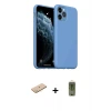 ieg™ iPhone 11 Pro Max Kılıf Ahenk Serisi - Siyah Joko Magic 5D Hayalet Cam + Renkli Kamera Lens Koruma Cam - SI