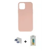 ieg™ iPhone 11 Pro Max Kılıf Ahenk Serisi - Siyah Polymer Nano Ekran Koruyucu + Pers Alüminyum Kamera Lens - LT