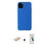 ieg™ iPhone 11 Pro Max Kılıf Kozmos Yansıma Özel Seri - Şeffaf Pasifik Cam Ekran Koruyucu + Renkli Kamera Lens Koruma Cam - MI