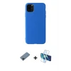ieg™ iPhone 11 Pro Max Kılıf Kozmos Yansıma Özel Seri - Siyah 3D Antistatik Seramik Nano Ekran Koruyucu + Shine Kamera Lens Koruma Cam - SH