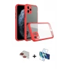 ieg™ iPhone 11 Pro Max Kılıf Nova Asil Özel Seri - Siyah 3D Antistatik Cam Ekran Koruyucu + Pers Alüminyum Kamera Lens - KI