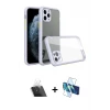 ieg™ iPhone 11 Pro Max Kılıf Nova Asil Özel Seri - Siyah 3D Antistatik Seramik Nano Ekran Koruyucu + Kamera Lens Koruma Cam - SF