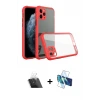 ieg™ iPhone 11 Pro Max Kılıf Nova Asil Özel Seri - Siyah 3D Antistatik Seramik Nano Ekran Koruyucu + Kamera Lens Koruma Cam - SF