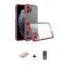ieg™ iPhone 11 Pro Max Kılıf Nova Asil Özel Seri - Siyah Joko Magic 5D Hayalet Cam + Renkli Kamera Lens Koruma Cam - MI