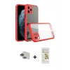 ieg™ iPhone 11 Pro Max Kılıf Nova Asil Özel Seri - Siyah Mat Seramik Nano Ekran Koruyucu + Pers Alüminyum Kamera Lens - YL