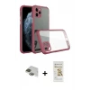 ieg™ iPhone 11 Pro Max Kılıf Nova Asil Özel Seri - Siyah Mat Seramik Nano Ekran Koruyucu + Pers Alüminyum Kamera Lens - YL