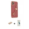 ieg™ iPhone 11 Pro Max Kılıf Nova Işık Prime - Şeffaf Pasifik Cam Ekran Koruyucu + Renkli Kamera Lens Koruma Cam - TU