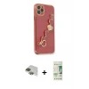 ieg™ iPhone 11 Pro Max Kılıf Nova Işık Prime - Siyah 20D Premium Cam Ekran Koruyucu + Pers Alüminyum Kamera Lens - YL