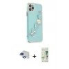 ieg™ iPhone 11 Pro Max Kılıf Nova Işık Prime - Siyah 20D Premium Cam Ekran Koruyucu + Pers Alüminyum Kamera Lens - LT