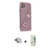 ieg™ iPhone 11 Pro Max Kılıf Nova Işık Prime - Siyah 20D Premium Cam Ekran Koruyucu + Pers Alüminyum Kamera Lens - YL