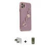 ieg™ iPhone 11 Pro Max Kılıf Nova Işık Prime - Siyah Joko Magic 5D Hayalet Cam + Pers Alüminyum Kamera Lens - YL