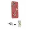 ieg™ iPhone 11 Pro Max Kılıf Nova Işık Prime - Siyah Mat Seramik Nano Ekran Koruyucu + Pers Alüminyum Kamera Lens - YL
