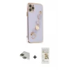 ieg™ iPhone 11 Pro Max Kılıf Nova Işık Prime - Siyah Mat Seramik Nano Ekran Koruyucu + Pers Alüminyum Kamera Lens - YL