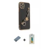 ieg™ iPhone 11 Pro Max Kılıf Nova Işık Prime - Siyah Polymer Nano Ekran Koruyucu + Shine Kamera Lens Koruma Cam - SABE