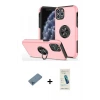 ieg™ iPhone 11 Pro Max Kılıf Odak Form Prime - Şeffaf Pasifik Cam Ekran Koruyucu + Shine Kamera Lens Koruma Cam - MI