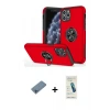 ieg™ iPhone 11 Pro Max Kılıf Odak Form Prime - Şeffaf Pasifik Cam Ekran Koruyucu + Shine Kamera Lens Koruma Cam - MI