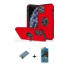 ieg™ iPhone 11 Pro Max Kılıf Odak Form Prime - Siyah 18D Cam Ekran Koruyucu + Shine Kamera Lens Koruma Cam - SABE