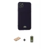 ieg™ iPhone 11 Pro Max Kılıf Vadi Çizgi Prime - Siyah Joko Magic 5D Hayalet Cam + Renkli Kamera Lens Koruma Cam - TU