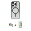 ieg™ iPhone 11 Pro Max Kılıf Yadigar Klasik Özel Seri - Siyah 20D Premium Cam Ekran Koruyucu + Rainbow Kamera Lens Koruma Cam - YL