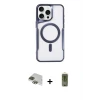 ieg™ iPhone 11 Pro Max Kılıf Yadigar Klasik Özel Seri - Siyah Joko Magic 5D Hayalet Cam + Pers Alüminyum Kamera Lens - YL