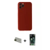 ieg™ iPhone 11 Pro Max Kılıf Yadigar Yansıma Serisi - Şeffaf 360 Full Body Arka Koruyucu + Rainbow Kamera Lens Koruma Cam - YL