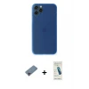 ieg™ iPhone 11 Pro Max Kılıf Yadigar Yansıma Serisi - Şeffaf Pasifik Cam Ekran Koruyucu + Shine Kamera Lens Koruma Cam - PE