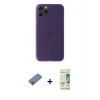 ieg™ iPhone 11 Pro Max Kılıf Yadigar Yansıma Serisi - Siyah 20D Premium Cam Ekran Koruyucu + Shine Kamera Lens Koruma Cam - MI